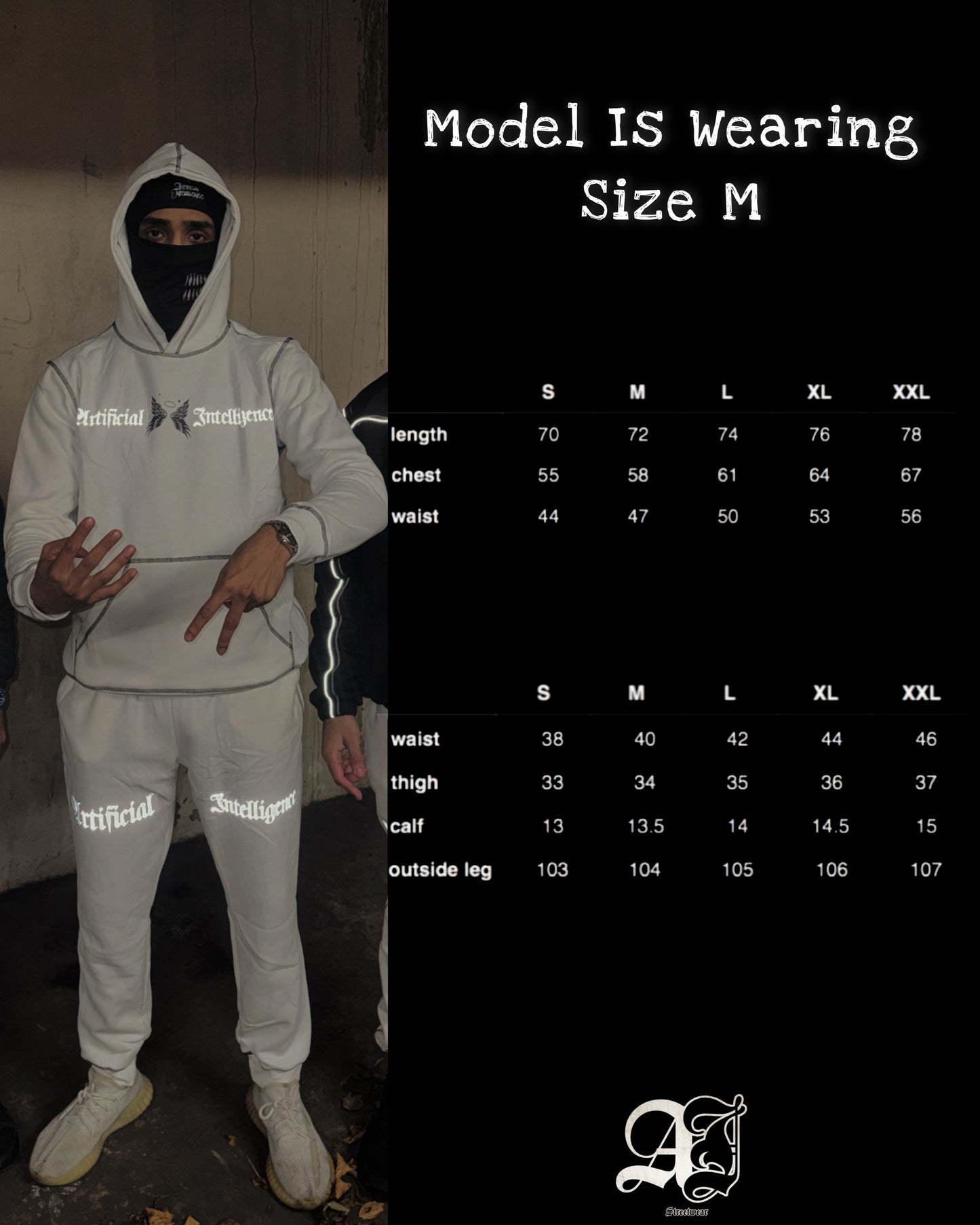 REFLECTIVE HOODIE / WHITE EDITION